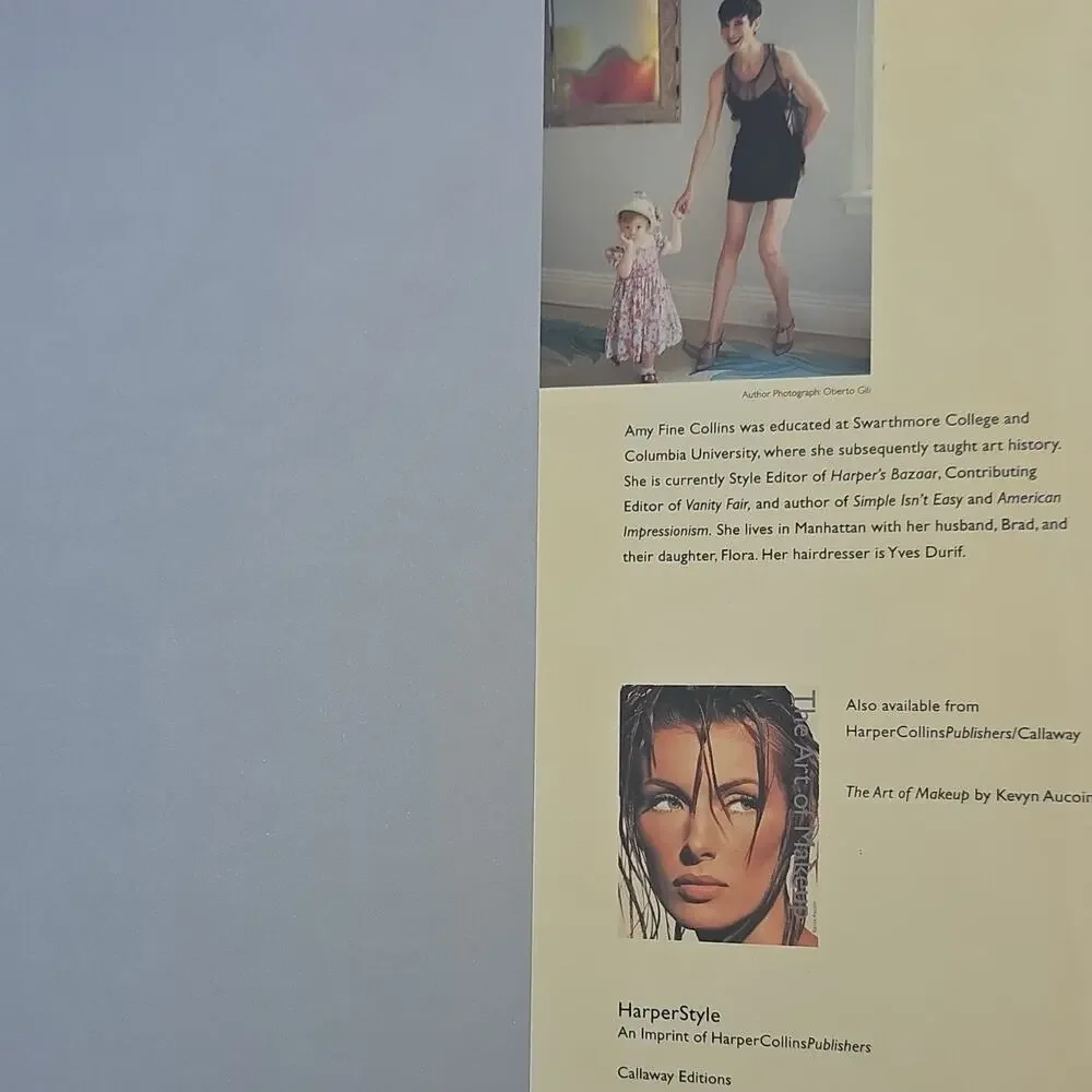 Amy Fine Collins Hair Style Hardcover Illustrated w/ Dust Jacket